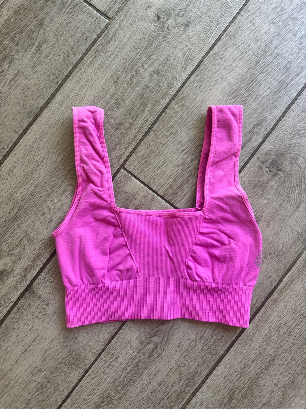 FP Movement by Free People Bright Pink Scoop Sports Bralette